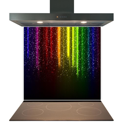 Glass splashback for kitchen - for,