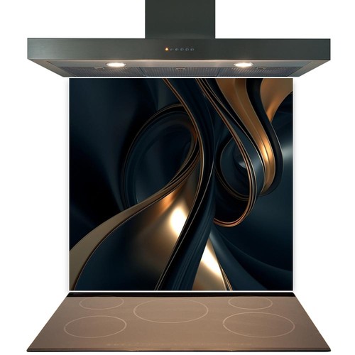 Glass splashback for kitchen - glass,
