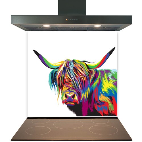 Glass splashback for kitchen - glass,