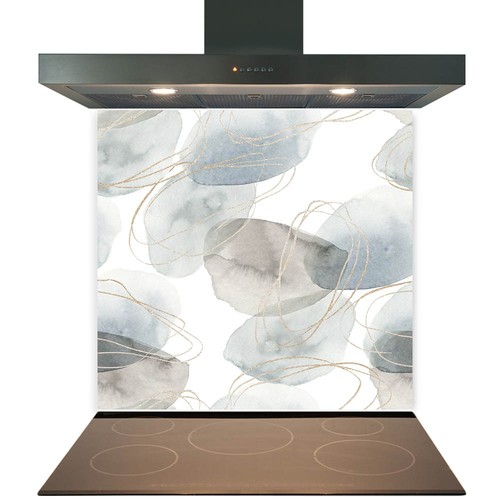 Glass splashback for kitchen - glass,