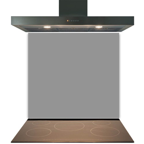 Mid grey glass splashback for - grey,