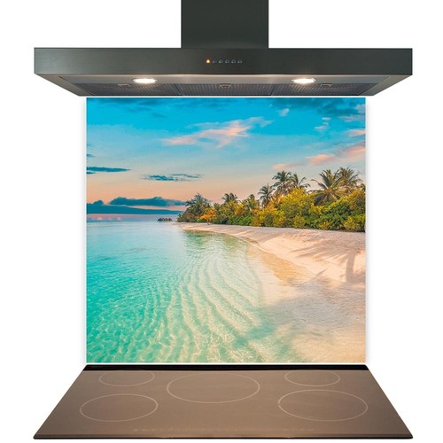 Glass splashback for kitchen - splashback,