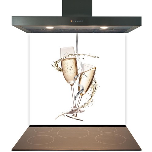 Glass splashback for - splashback, kitchen