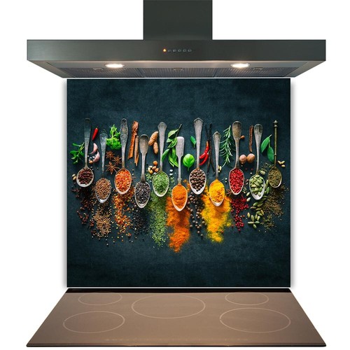 Glass splashback for kitchen - glass,