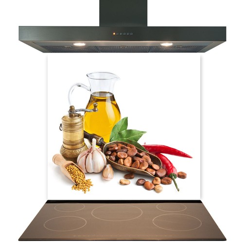 Glass splashback for kitchen - splashback,