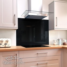 Black Glass Splashback 6mm for