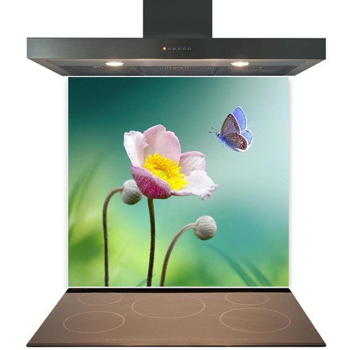 Glass splashback for kitchen - glass,