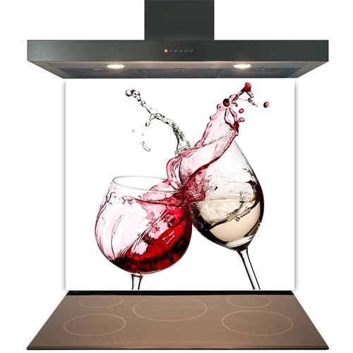 Glass splashback for kitchen - glass,