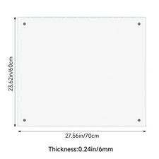 Clear Glass Kitchen Splashback