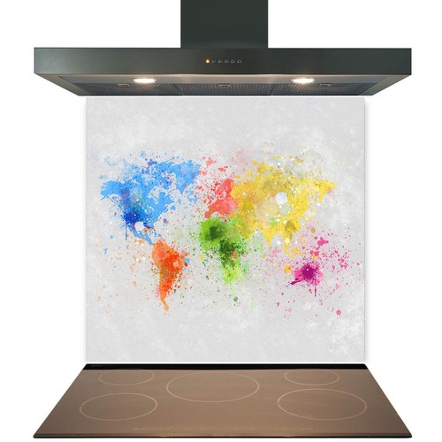 Glass splashback for kitchen - splashback,